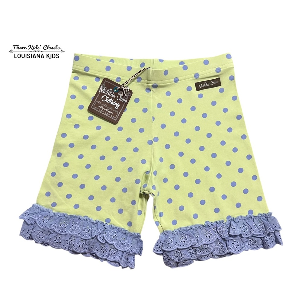 Matilda Jane 10Y Leapfrog Shorts Polkadot Ruffle Shorties